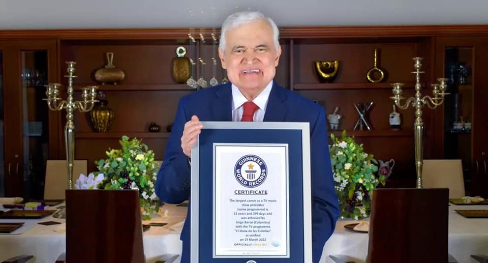 Jorge Barón obtuvo Récord Guinness