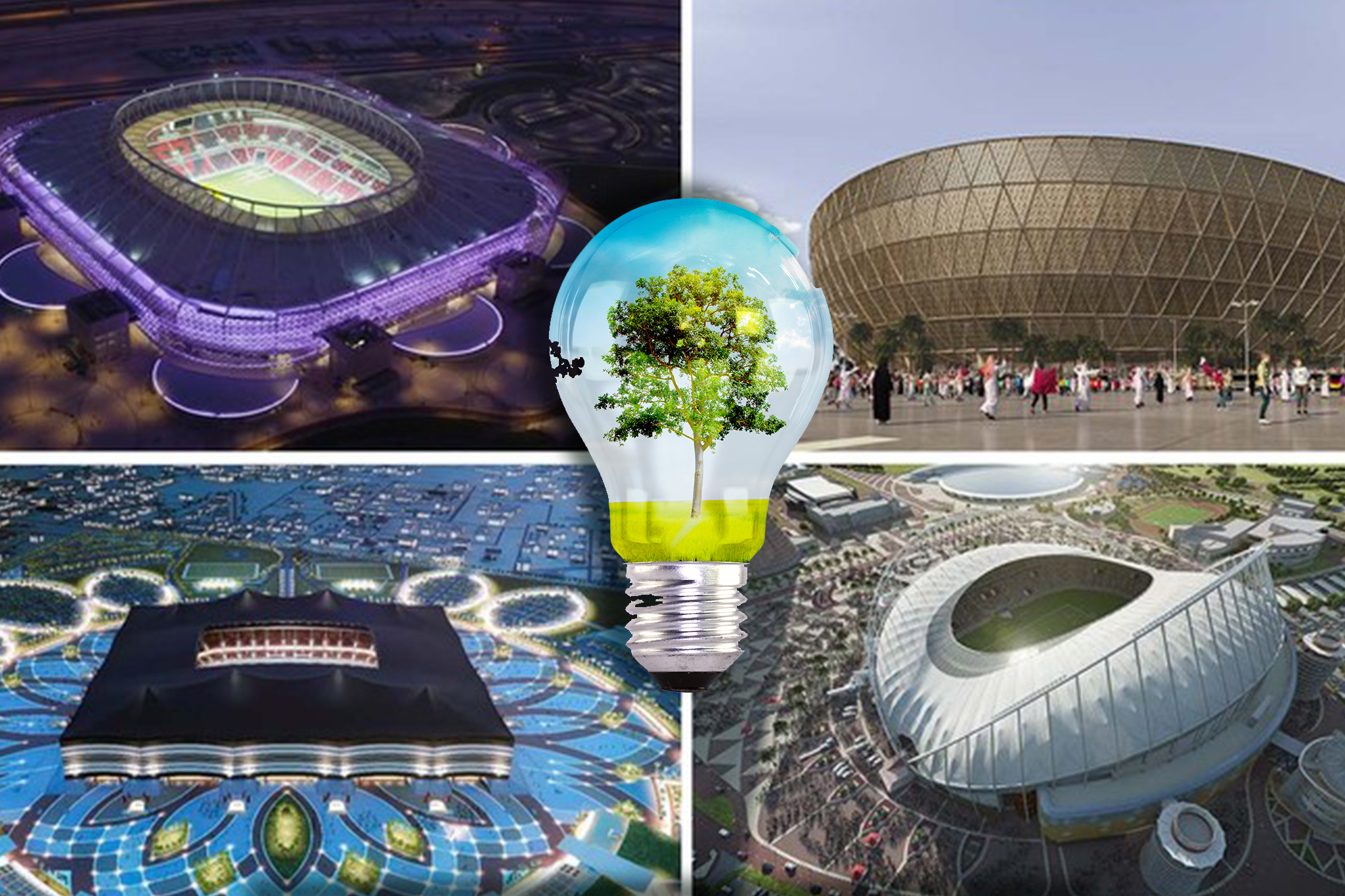 Todo lo que hay que saber de los estadios refrigerados con energías limpias en Qatar